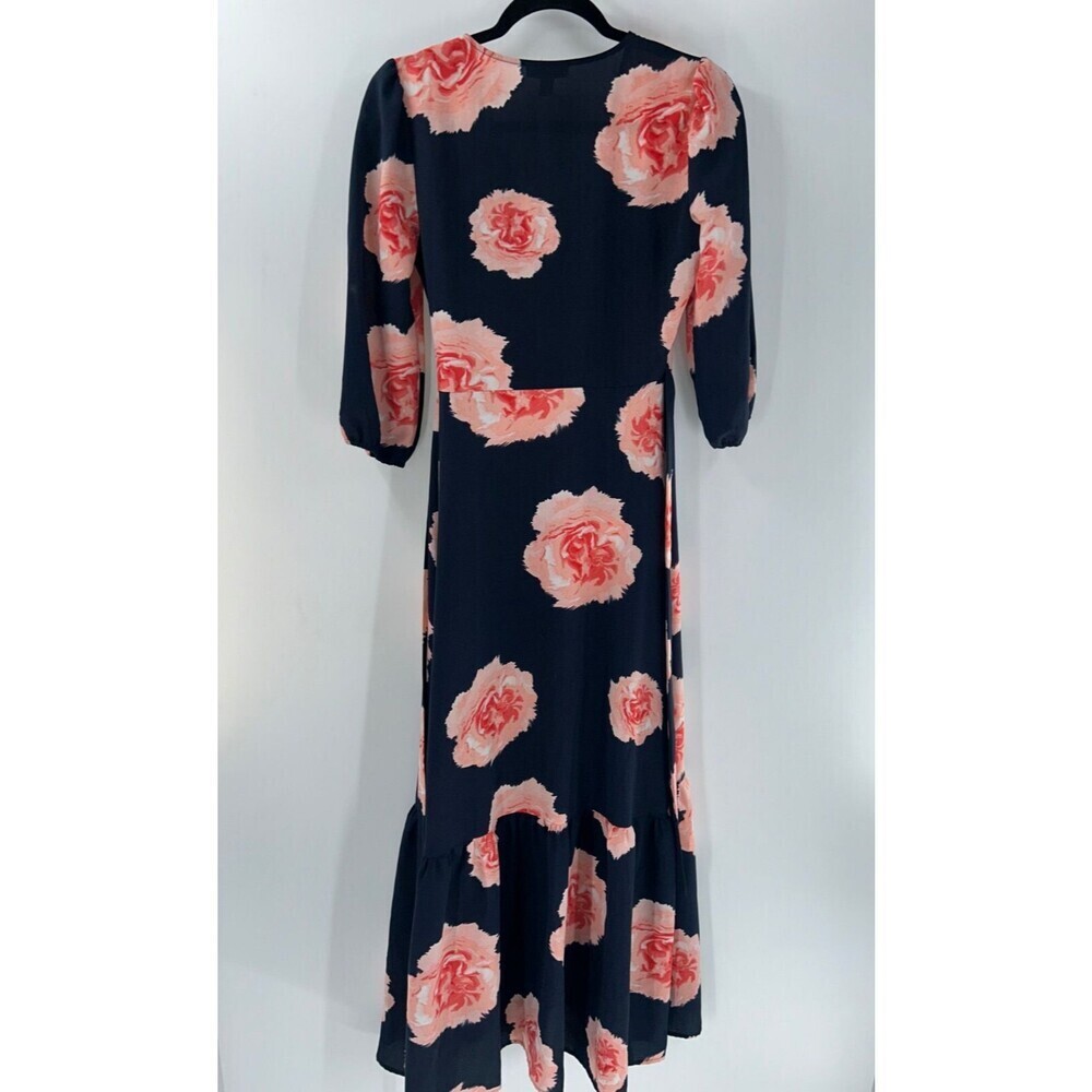 Women's Bar III Floral Flounce Wrap Dress Size XS - Picture 7 of 7